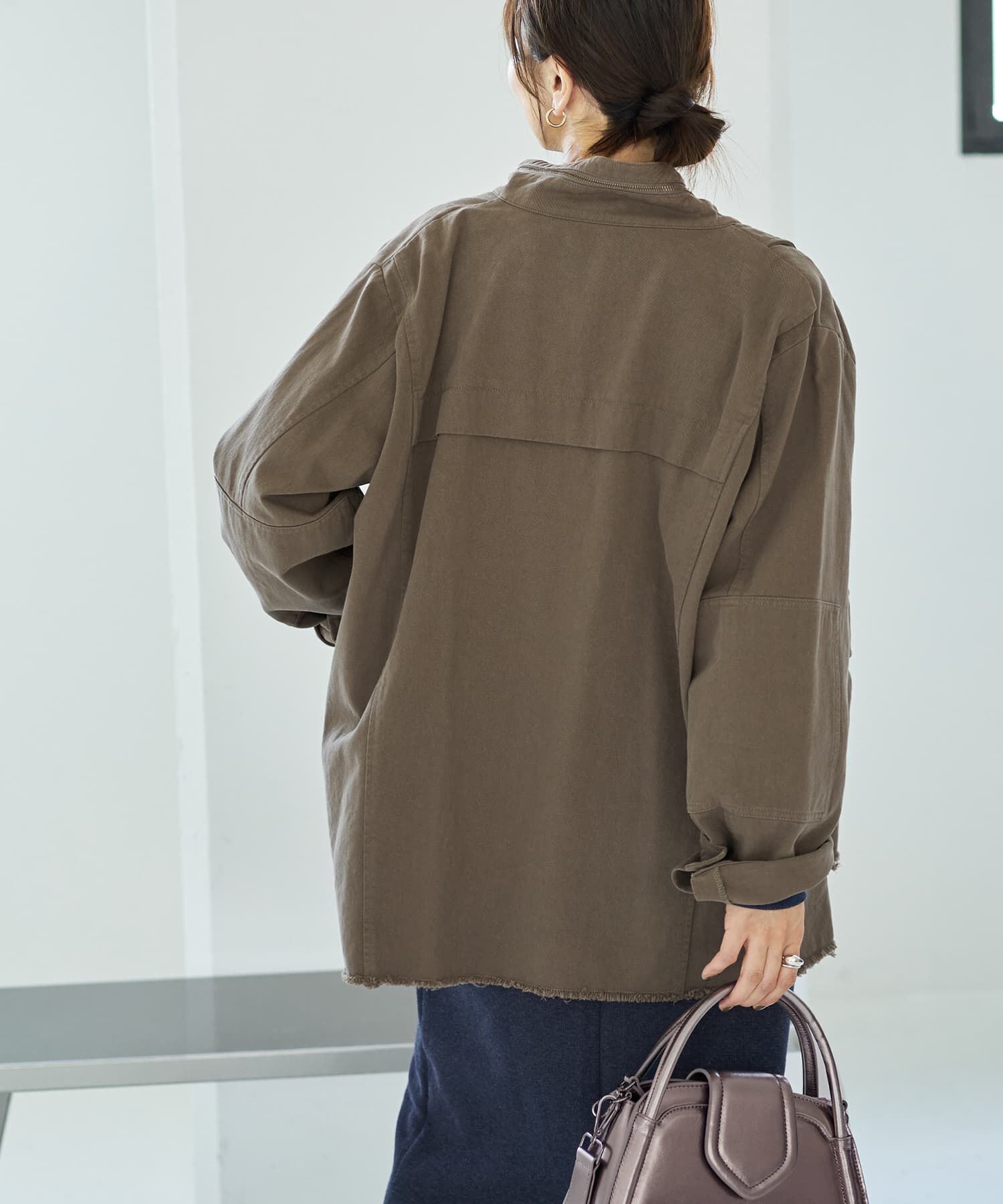 STYLE DELI「洗い加工ミリタリージャケット」|ミリタリージャケット|