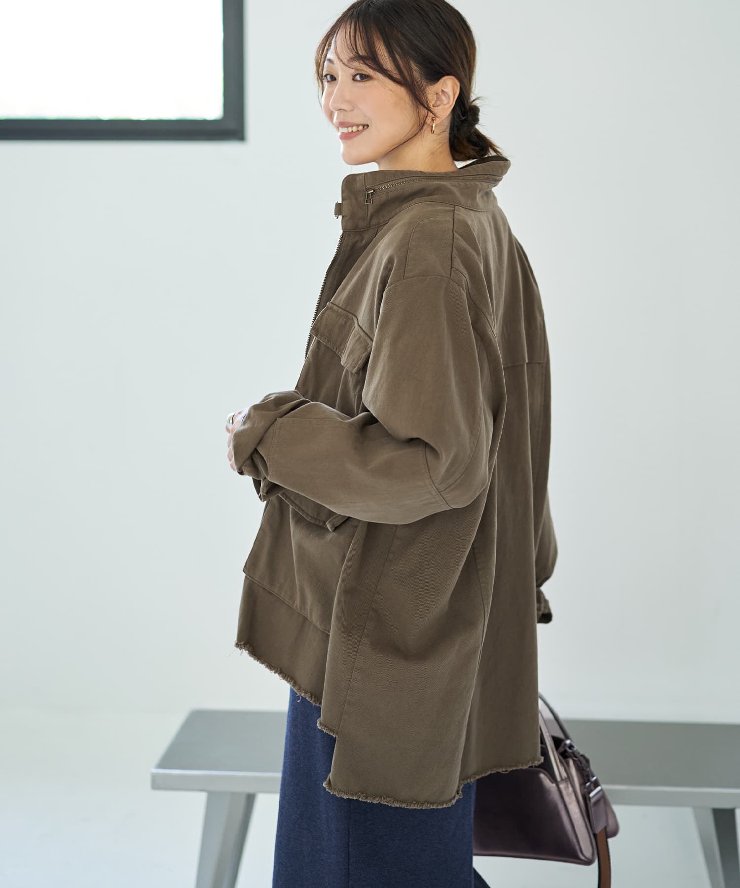 STYLE DELI「洗い加工ミリタリージャケット」|ミリタリージャケット|