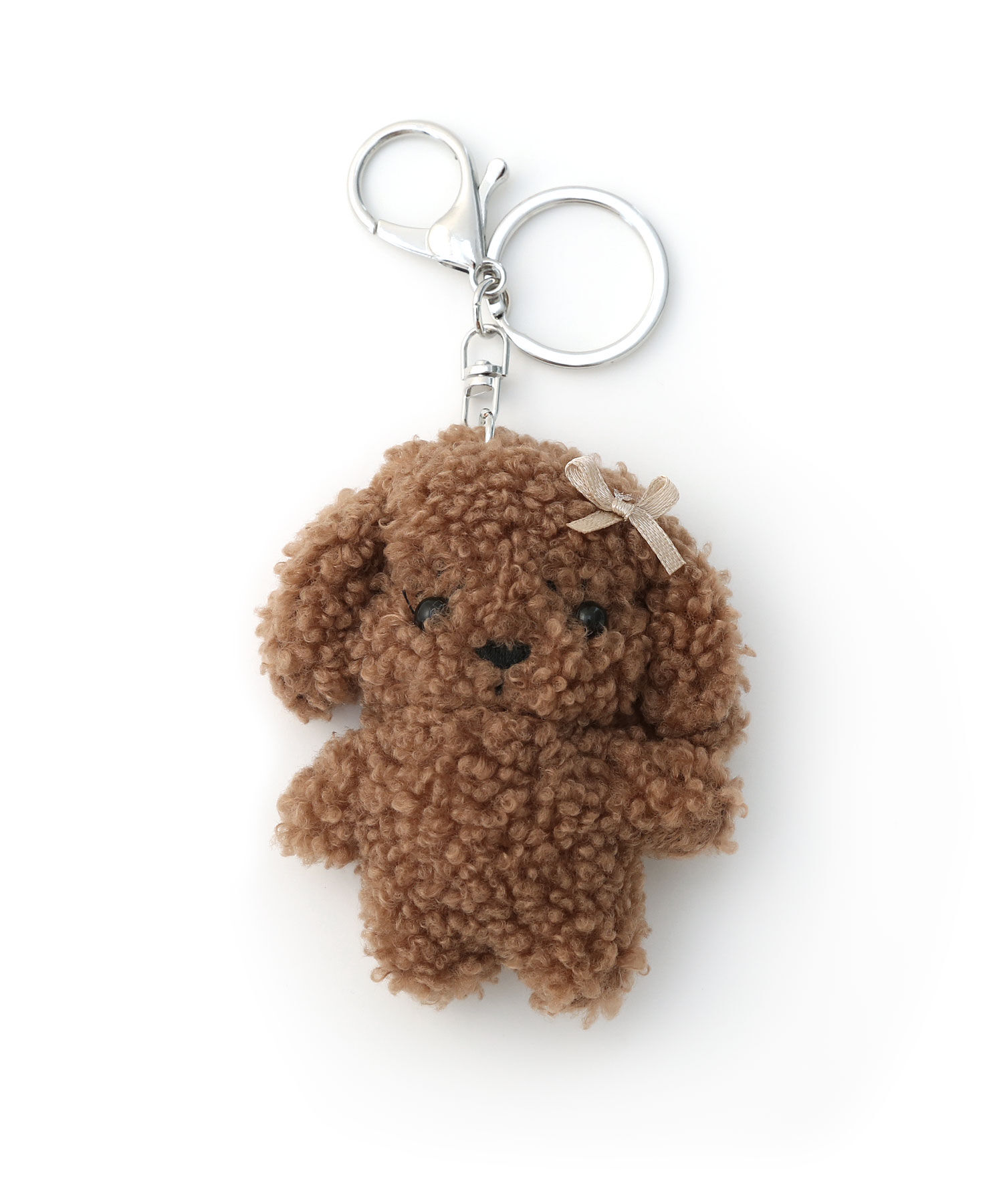  「もこもこミニプードルキーホルダー/チャーム」|チャーム・キーホルダー|