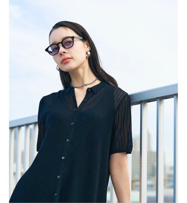  「【WEB限定】ウェリントン型 サングラス | カラーレンズ 軽量 トレンド 紫外線対策 UVカット ユニセックス」|サングラス|