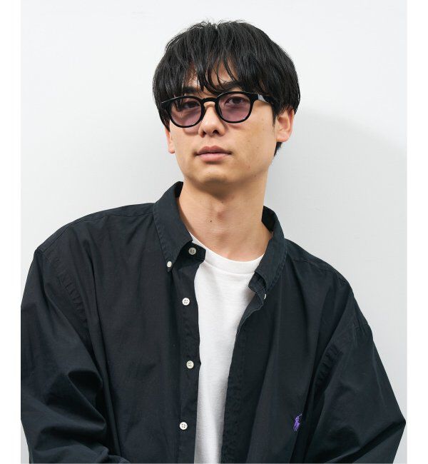  「【WEB限定】ウェリントン型 サングラス | カラーレンズ 軽量 トレンド 紫外線対策 UVカット ユニセックス」|サングラス|