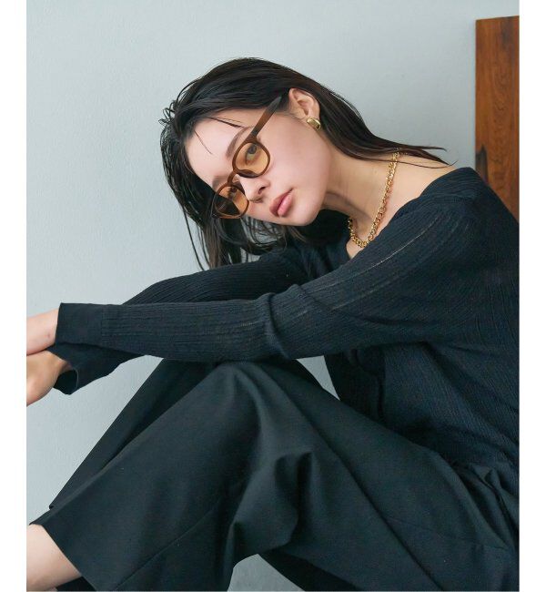  「【WEB限定】ウェリントン型 サングラス | カラーレンズ 軽量 トレンド 紫外線対策 UVカット ユニセックス」|サングラス|