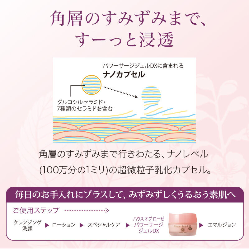  「ハウス オブ ローゼ パワーサージ ジェルＤＸ　35g」|美容液・オイル・クリーム|