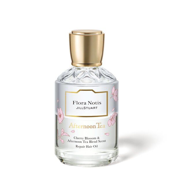 Flora Notis JILL STUART「【限定】フローラノーティス チェリーブロッサム&アフタヌーンティーブレンド リペアヘアオイル 50mL」|ヘアスタイリング|