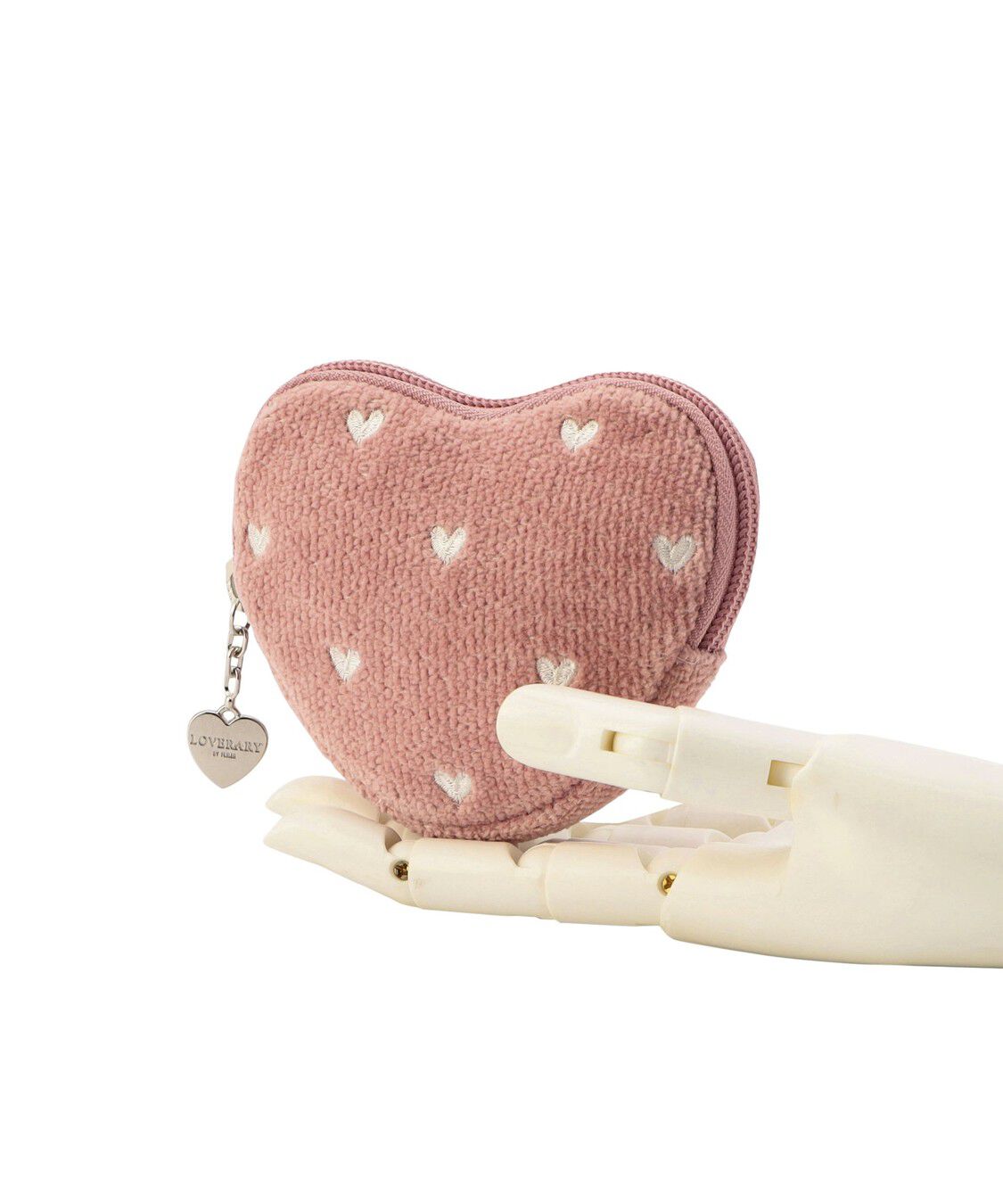 LOVERARY BY FEILER「ラブラリーハート　ハート型ポーチ　L/LRH-260130」|ポーチ|