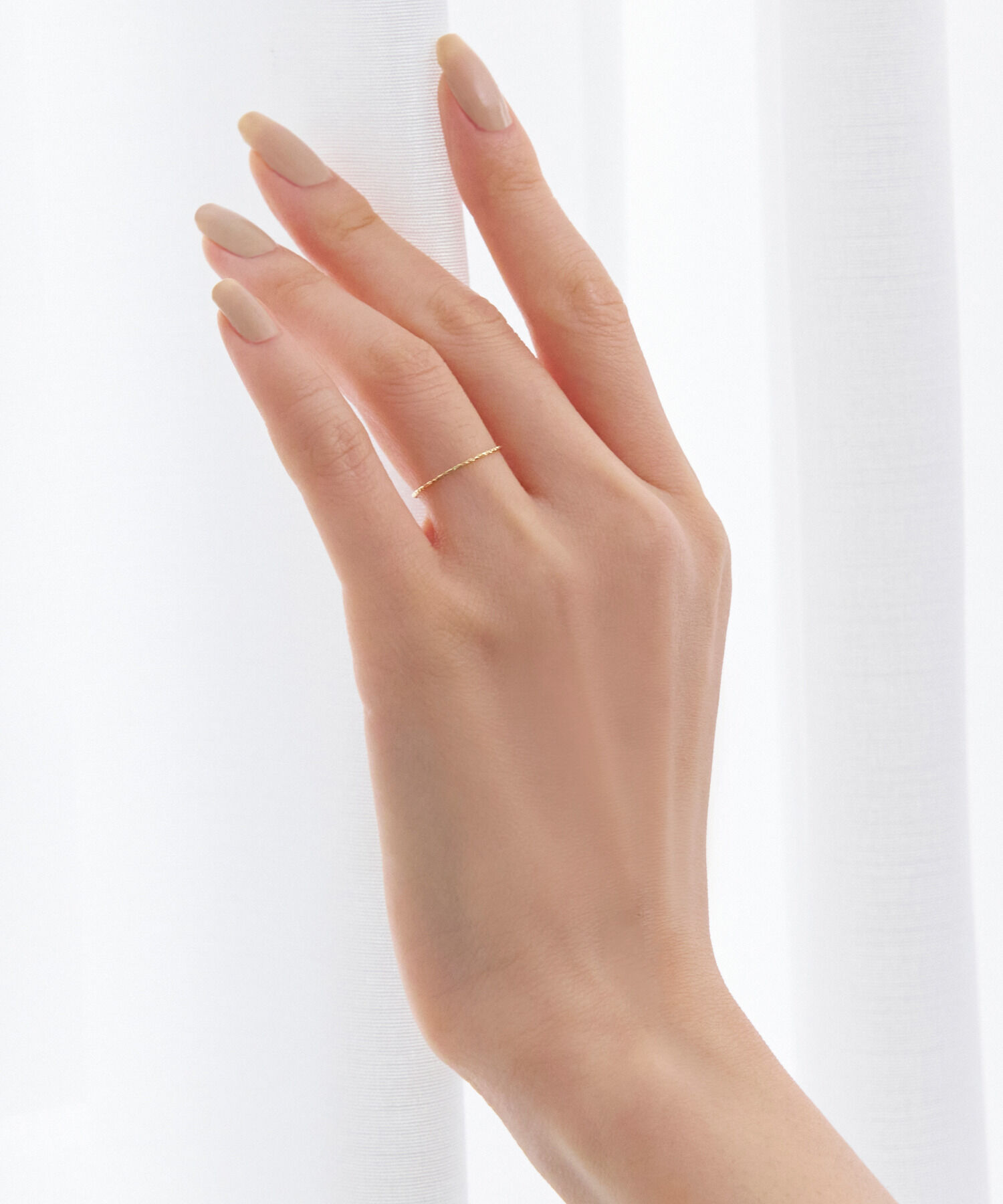 JUPITER「【シリーズ累計販売 1500点突破！】【K18】ベーシックスリムリング」|リング|