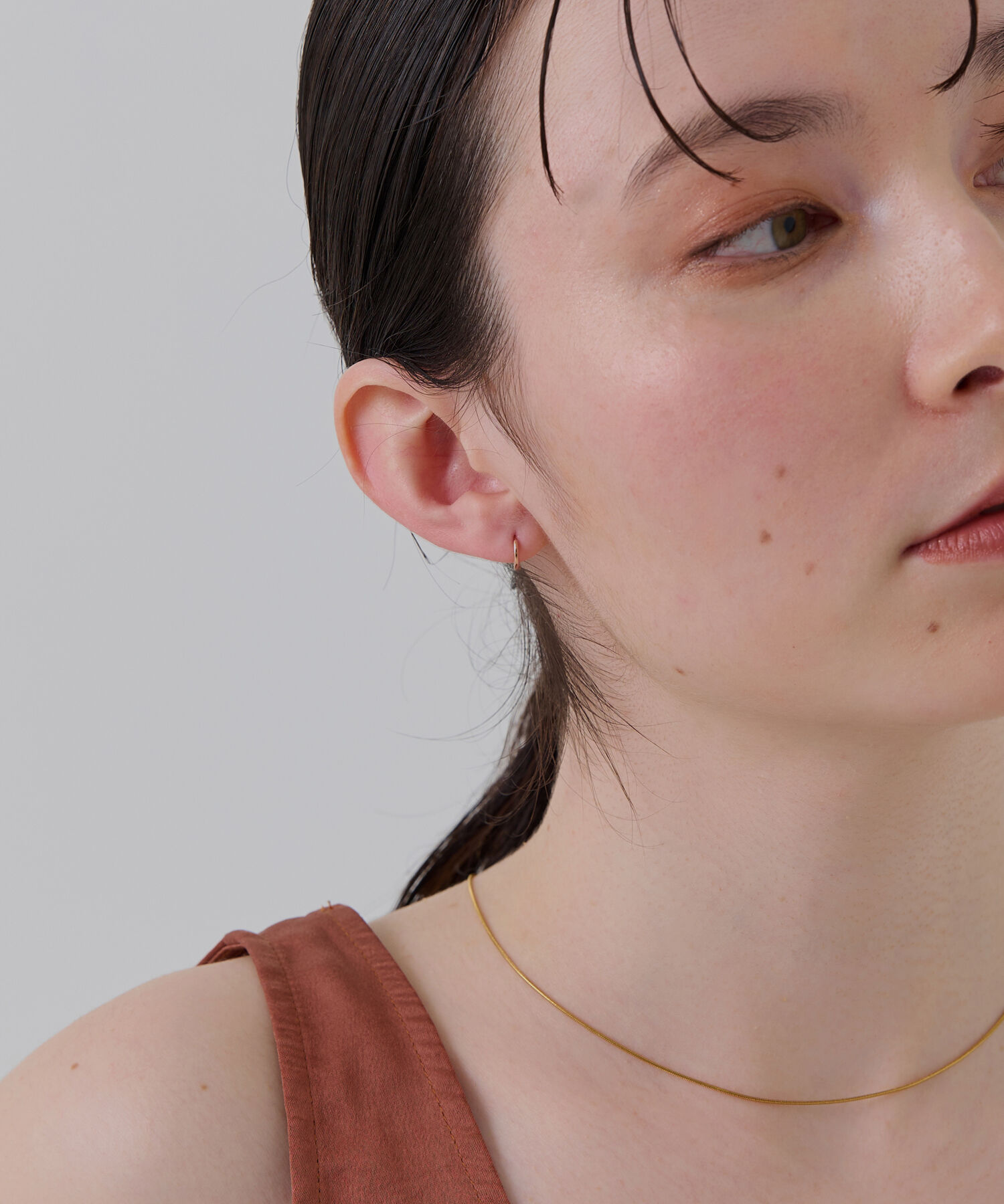 Phoebe「【シリーズ累計販売10000点突破】金属アレルギー対応 ミニフープピアス サージカルステンレス」|ピアス|