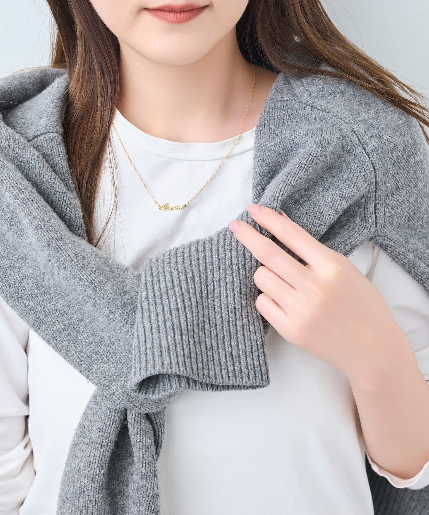 Phoebe「ラッキーレターネックレス(チャーム)」|ネックレス|