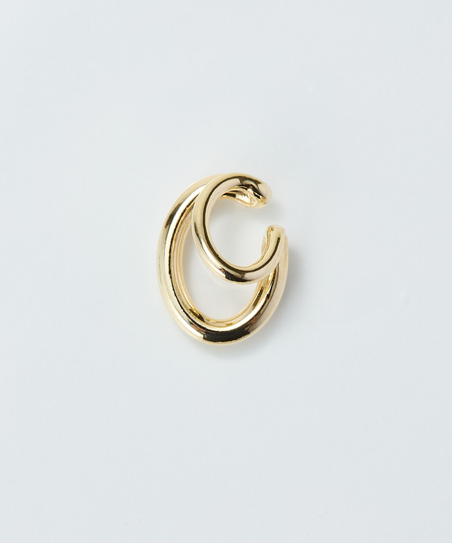 Phoebe「【金属アレルギー対応】ダブルシャインイヤーカフ　ゴールド/ニッケルフリー」|イヤーカフ|