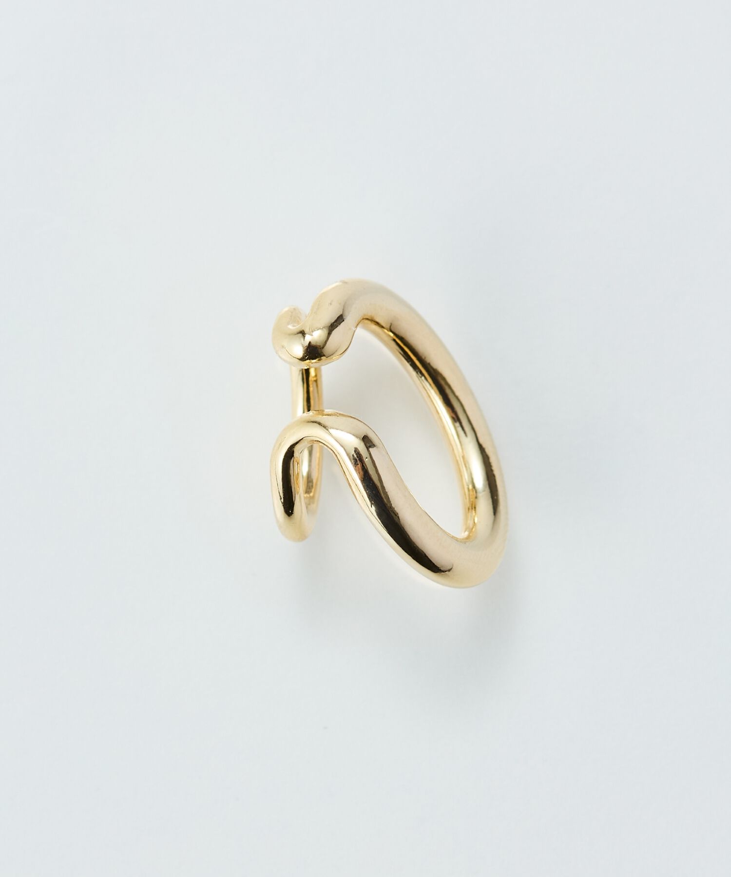 Phoebe「【金属アレルギー対応】ダブルシャインイヤーカフ　ゴールド/ニッケルフリー」|イヤーカフ|