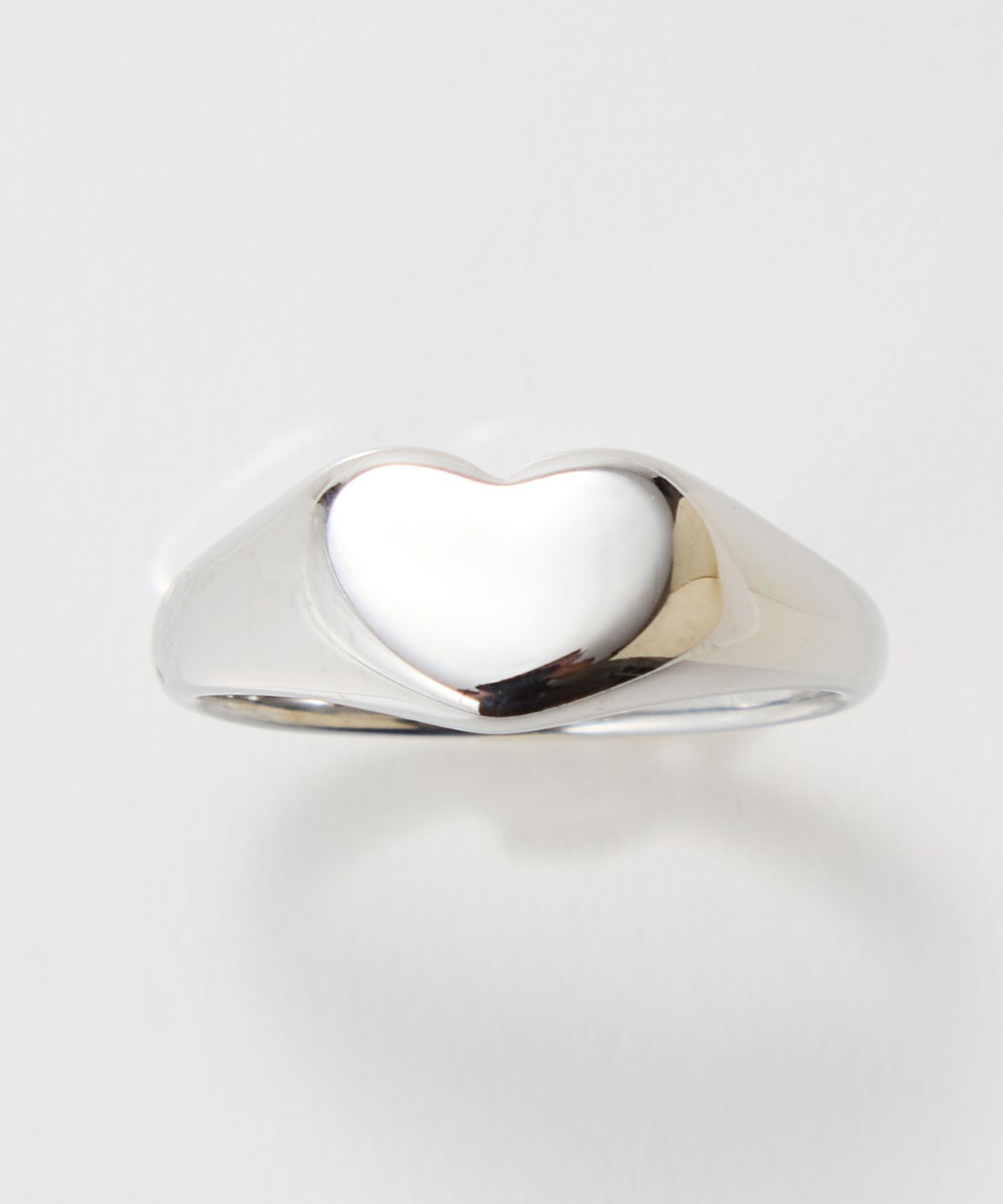 Phoebe「【金属アレルギー対応】メタルラヴィリング　シルバー/ステンレス/ハート」|リング|