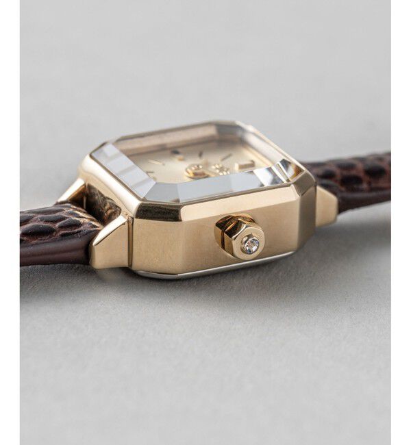 ete「ウォッチ オクタゴンフェイス ダイヤモンド」|腕時計|