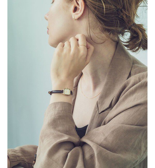 ete「ウォッチ オクタゴンフェイス ダイヤモンド」|腕時計|