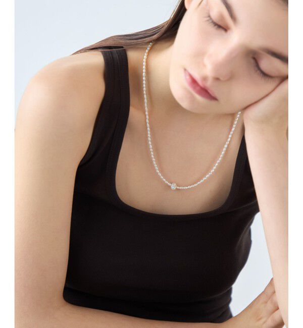 ete「[デイアップ] パール ネックレス」|ネックレス|