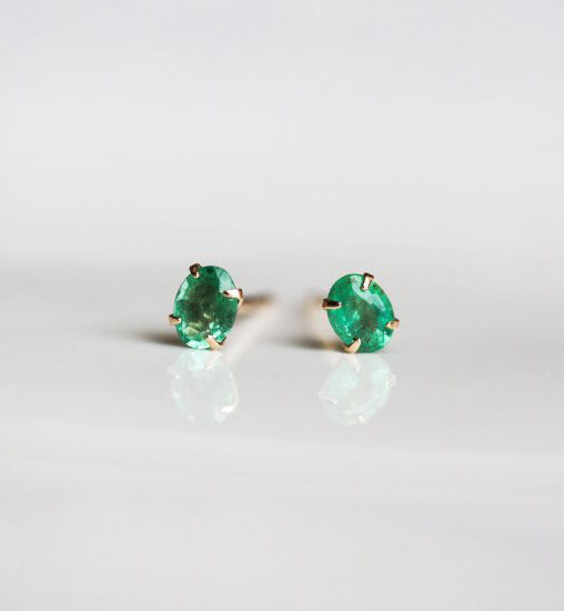  「カラーストーン ピアス | K10YG」|ピアス|