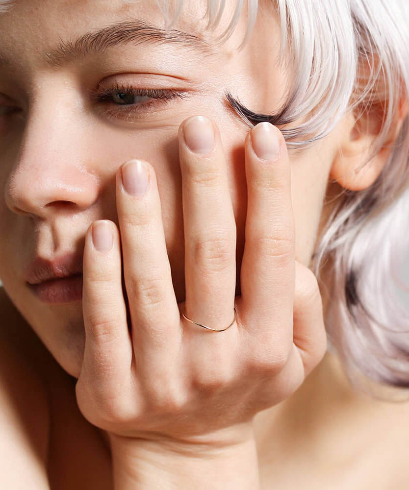  「ゴールド スキニー リング | K10YG」|リング|