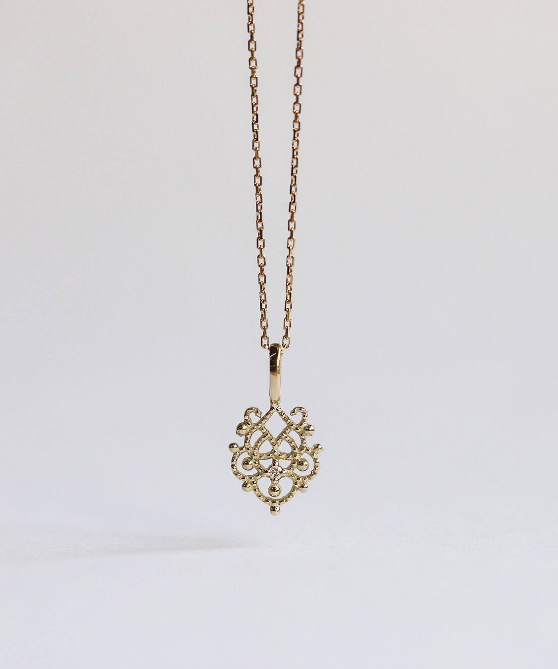  「ダイヤモンド レース チャーム | K10YG」|その他|