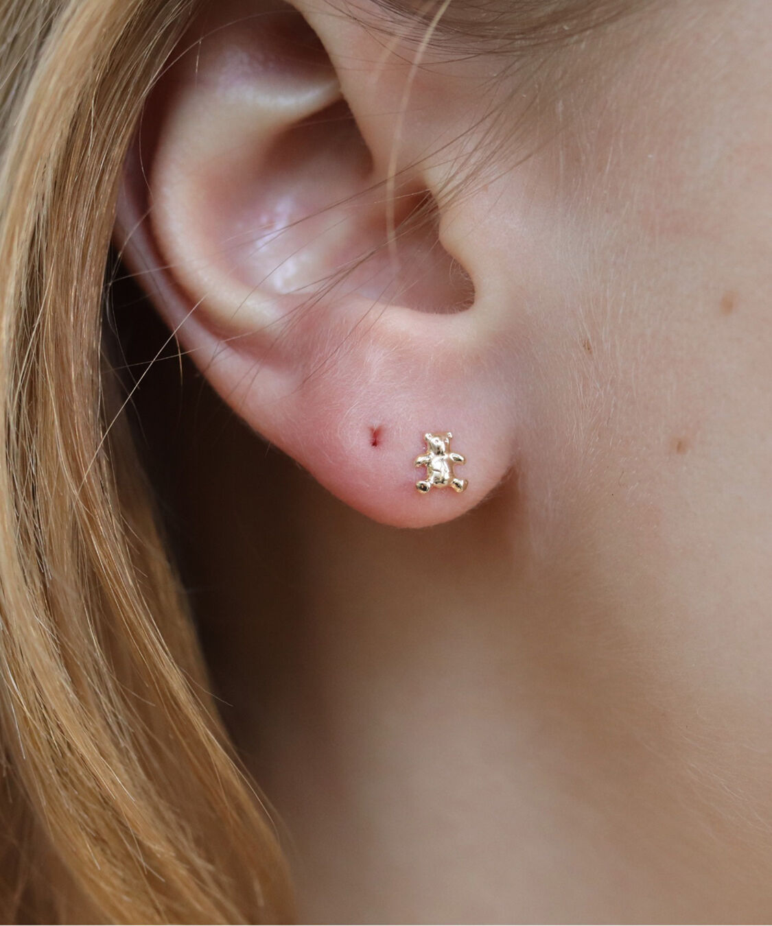  「ゴールド ベア ピアス | K10YG 〈Web限定〉」|ピアス|