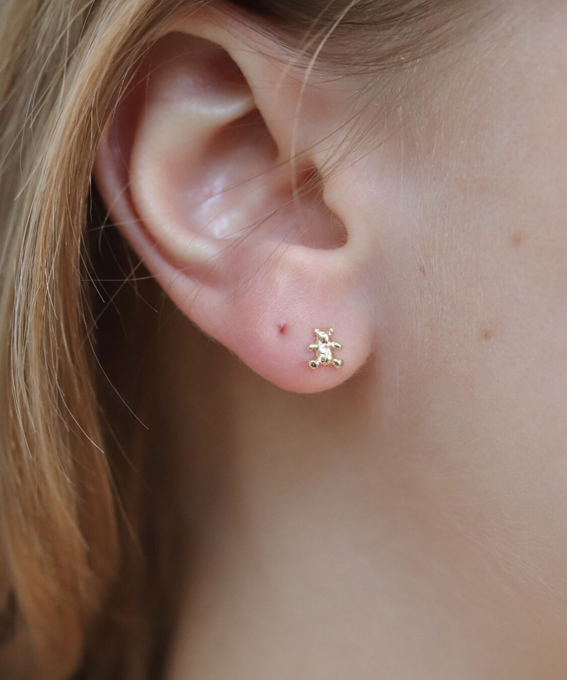  「ゴールド ベア ピアス | K10YG 〈Web限定〉」|ピアス|