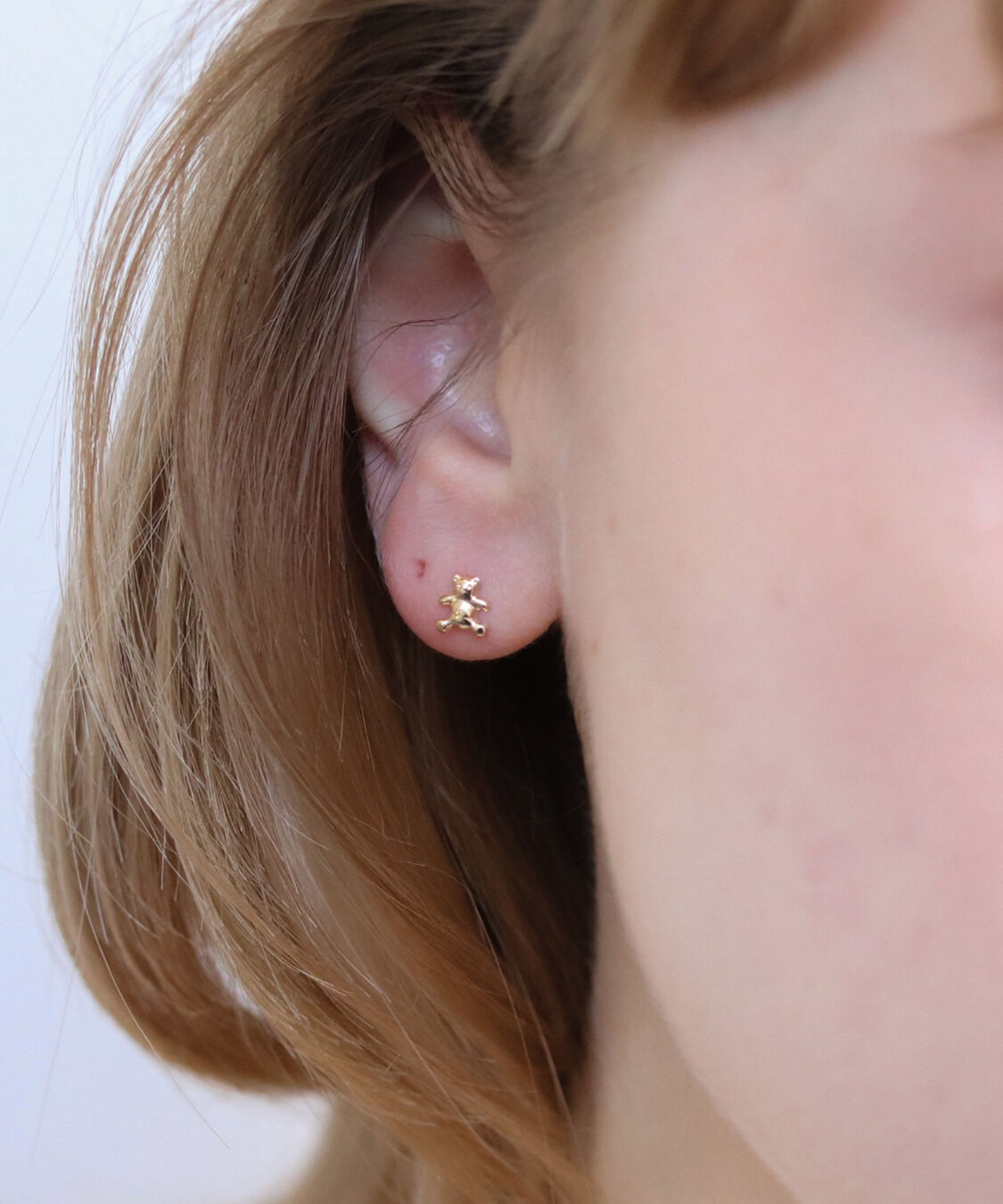  「ゴールド ベア ピアス | K10YG 〈Web限定〉」|ピアス|