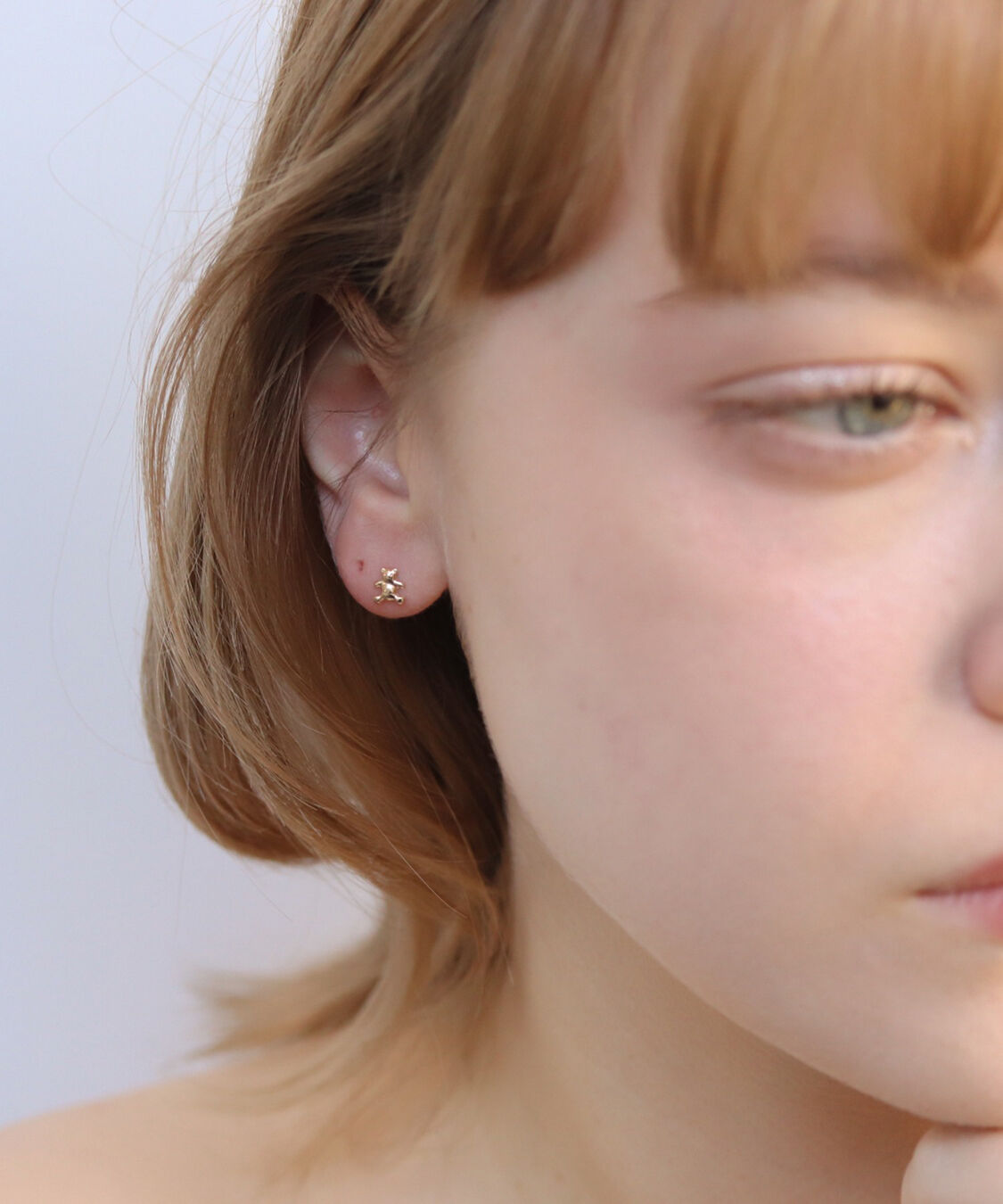  「ゴールド ベア ピアス | K10YG 〈Web限定〉」|ピアス|