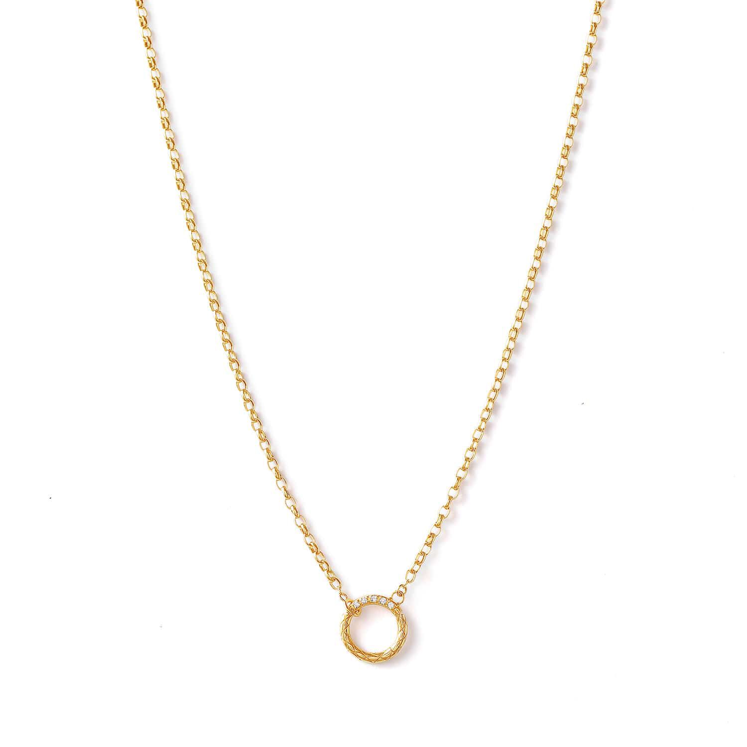 agete「K10ネックレス」|ネックレス|