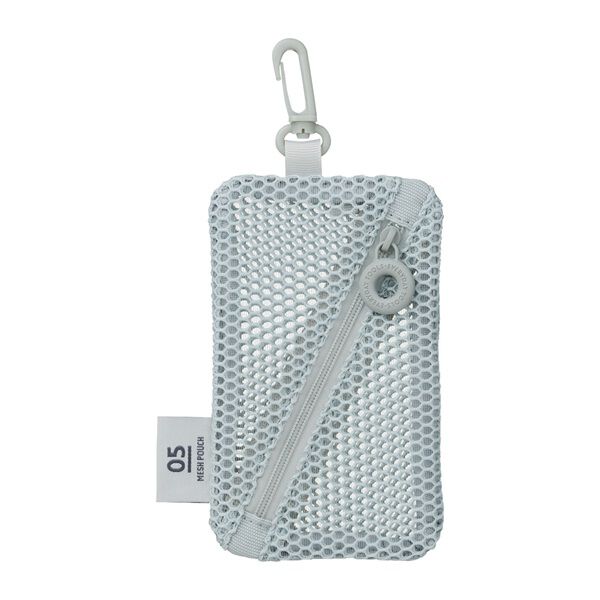  「ミニケース／メッシュコレクション」|ポーチ|グレー