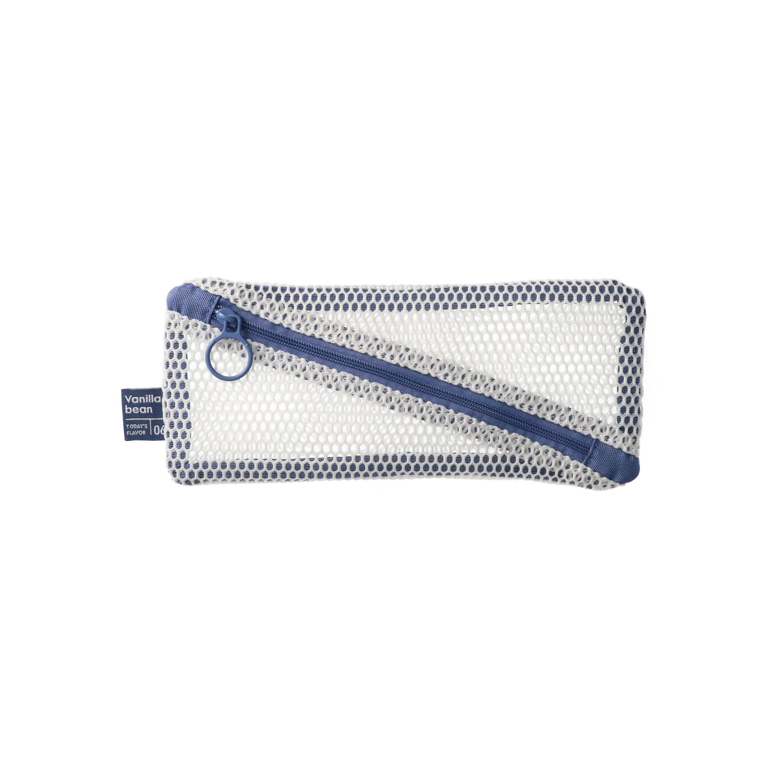  「ペンケース／メッシュコレクション」|ポーチ|ホワイト