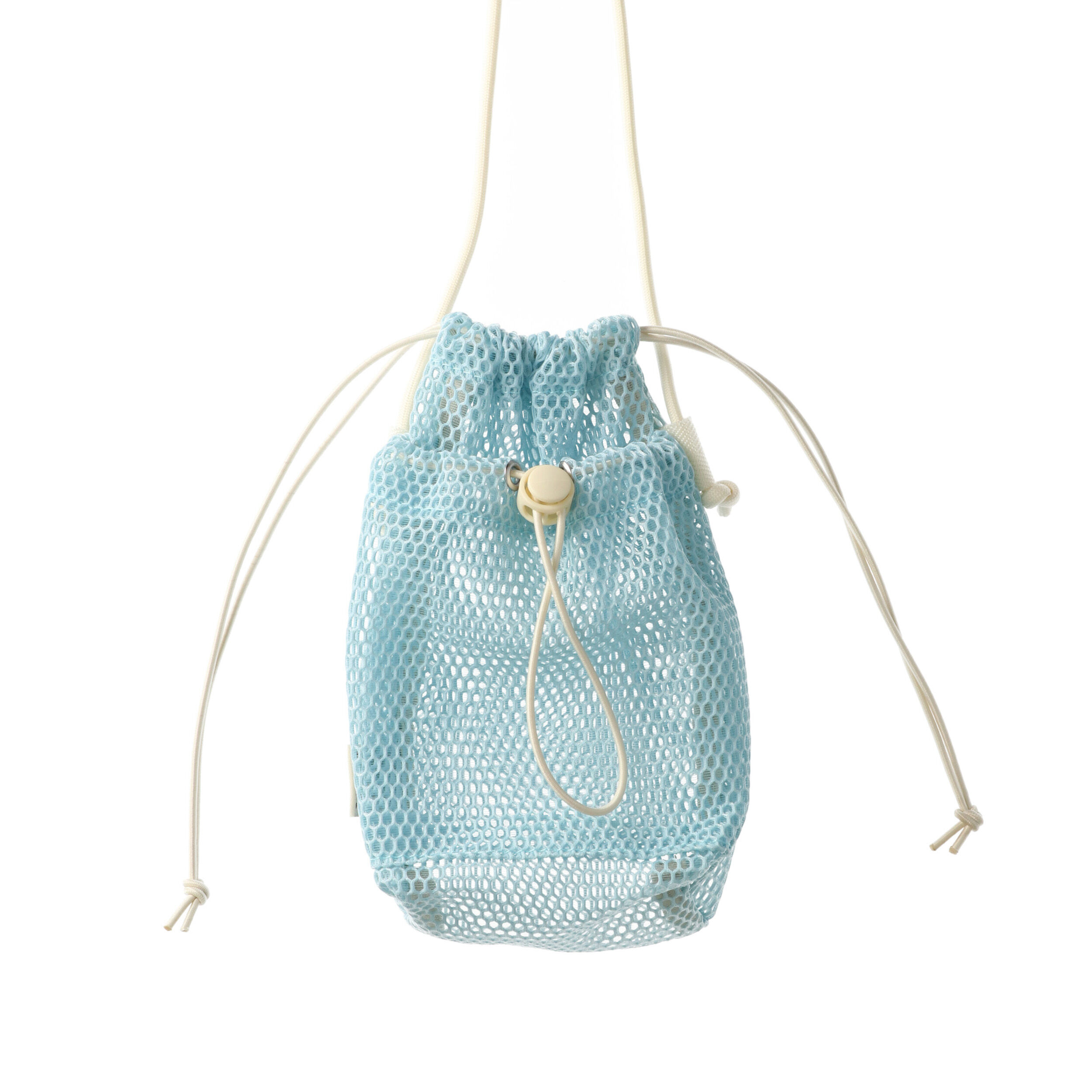  「ショルダーポーチ／メッシュコレクション」|ポーチ|ライトブルー