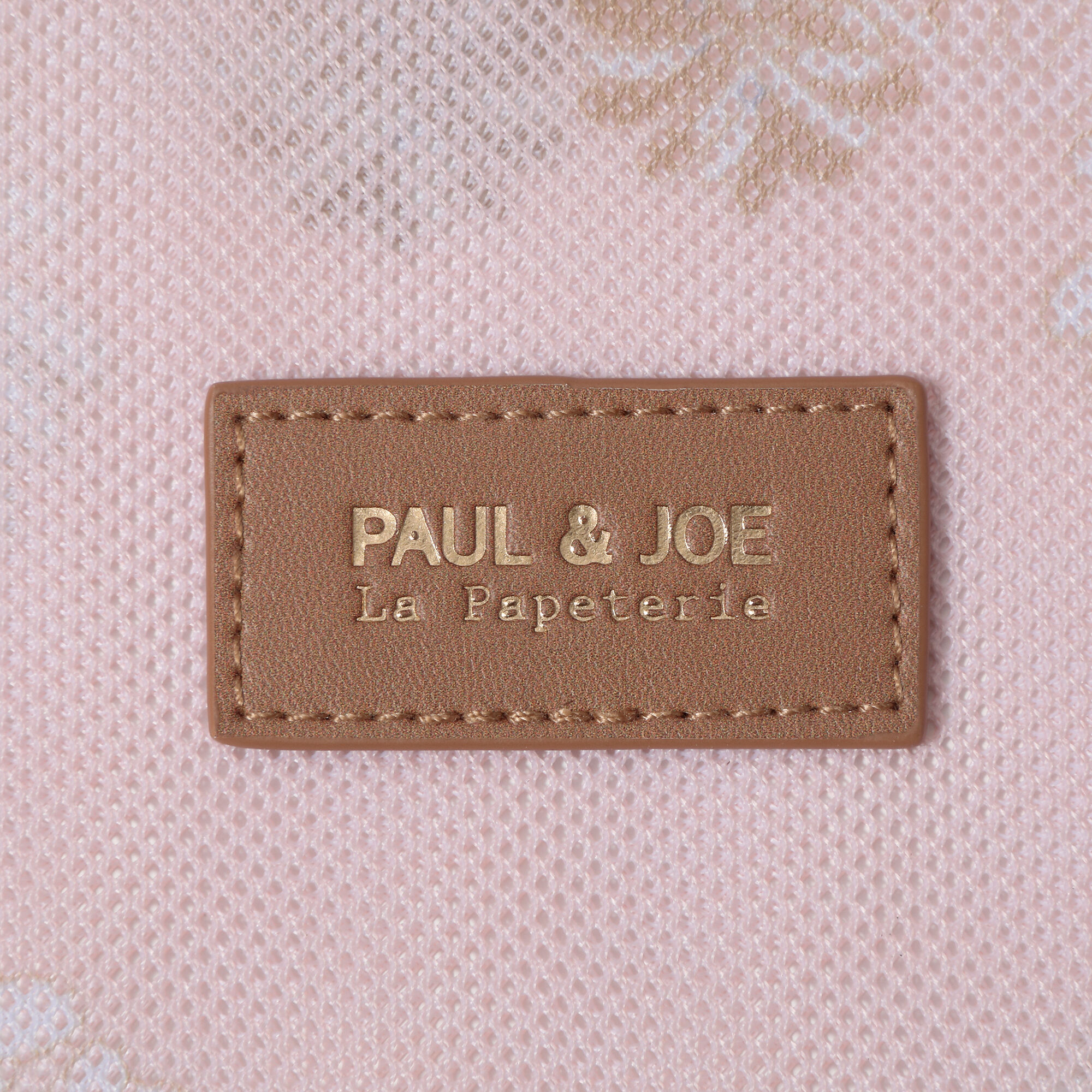 PAUL&JOE「プリントメッシュフラットポーチ／ポール＆ジョー」|ポーチ|