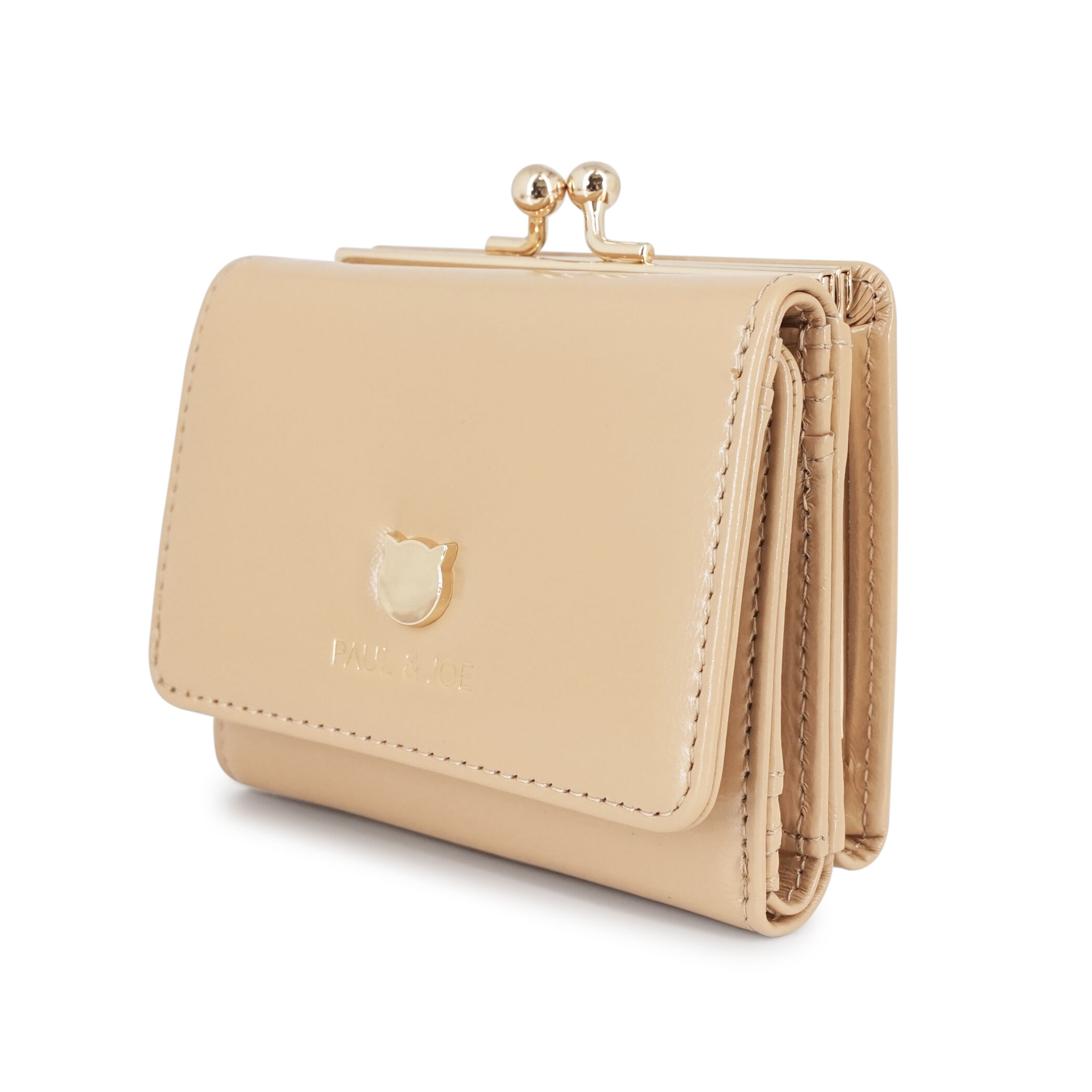 PAUL&JOE「口金ミニ財布／ＳＭＡＬＬ　ＣＡＴ　ＦＡＣＥ　ＭＥＴＡＬ」|財布|