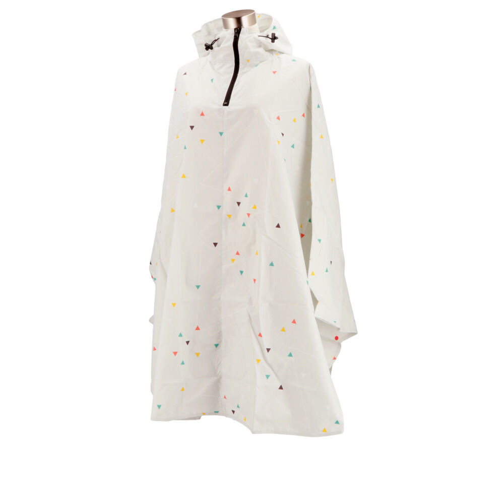 BACKYARD FAMILY「レインコート ポンチョ レディース 通販 レインポンチョ カッパ 雨具 FREE フリーサイズ」|レインコート|グレー1