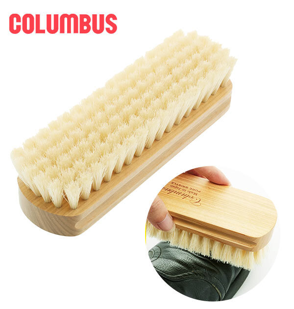 BACKYARD FAMILY「コロンブス ブラシ豚毛 コロンブス ブラシ COLUMBUS 通販 靴磨き ブラシ ツヤ出し用」|シューケア|