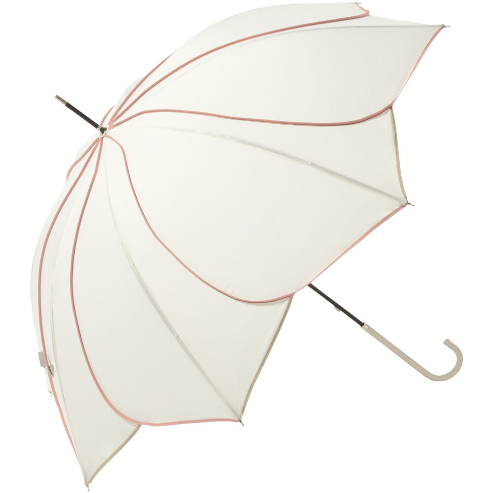 BACKYARD FAMILY「傘 レディース 長傘 通販 because 軽量 ブランド 日傘 晴雨兼用 uvカット 約」|傘|ホワイト1