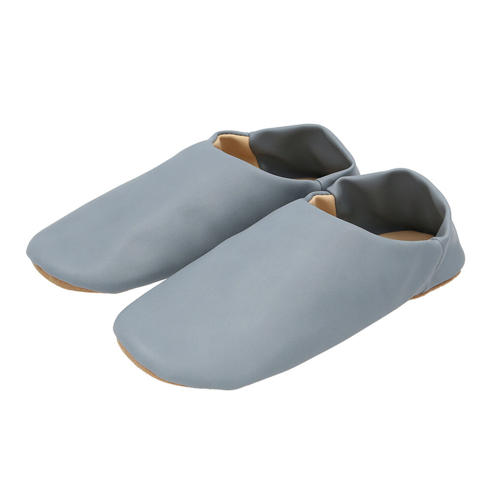 BACKYARD FAMILY「スリッパ おしゃれ 学校 通販 来客用 室内履き レディース ルームシューズ 社内 事務所 無地」|ルームシューズ|グレー2