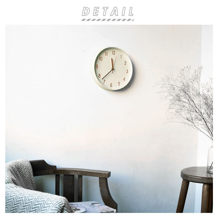 BACKYARD FAMILY「壁掛け 電波 時計 おしゃれ 通販 電波時計 かわいい 静か おしゃれ シンプル スイープ秒針」|クロック・置時計|