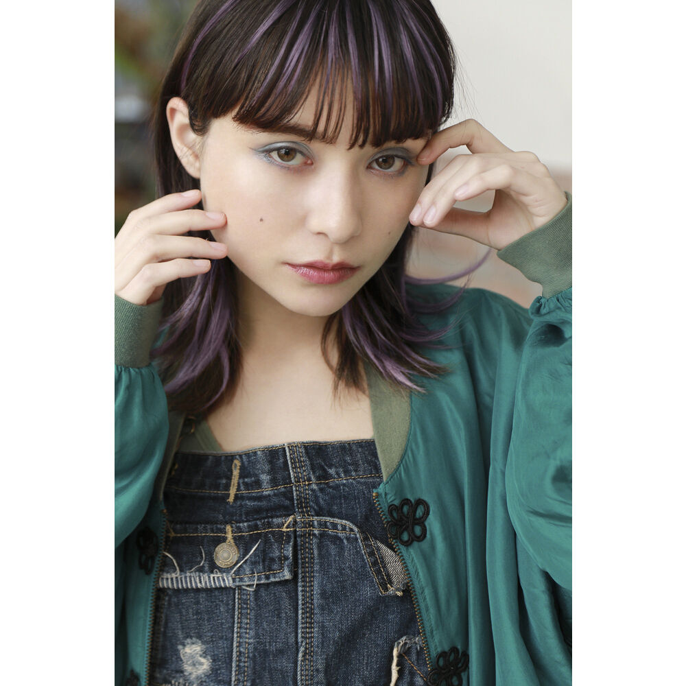 BACKYARD FAMILY「プリシラ めちゃ楽 インナーエクステ 通販 ウィッグ インナー エクステ ワンタッチ 前髪 後ろ髪」|ヘアスタイリング|パープル2