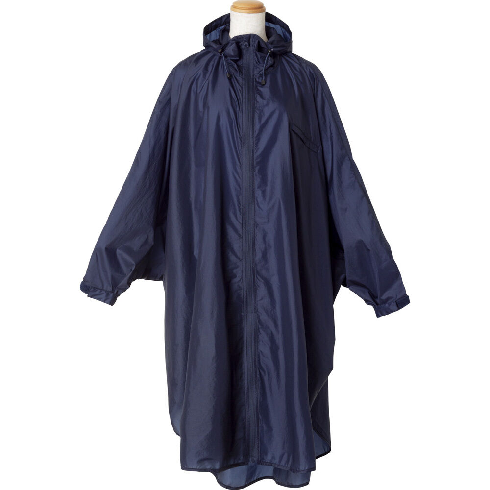 BACKYARD FAMILY「レインコート ポンチョ 通販 レインポンチョ コンパクト レディース メンズ 軽量 軽い」|レインコート|ブルー1