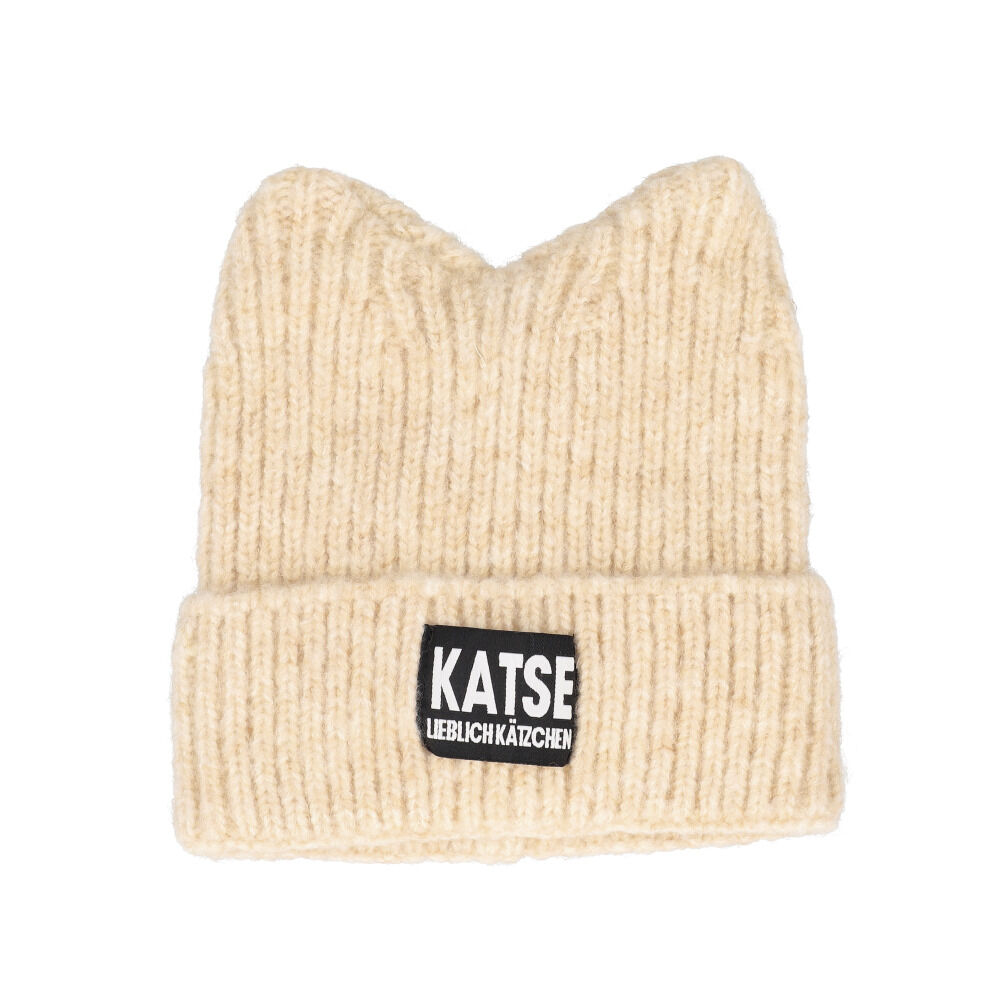 BACKYARD FAMILY「ニット帽 猫耳 通販 ニットキャップ 帽子 キャップ レディース ネコ耳 秋冬 冬小物 かわいい」|ニット帽|ホワイト1