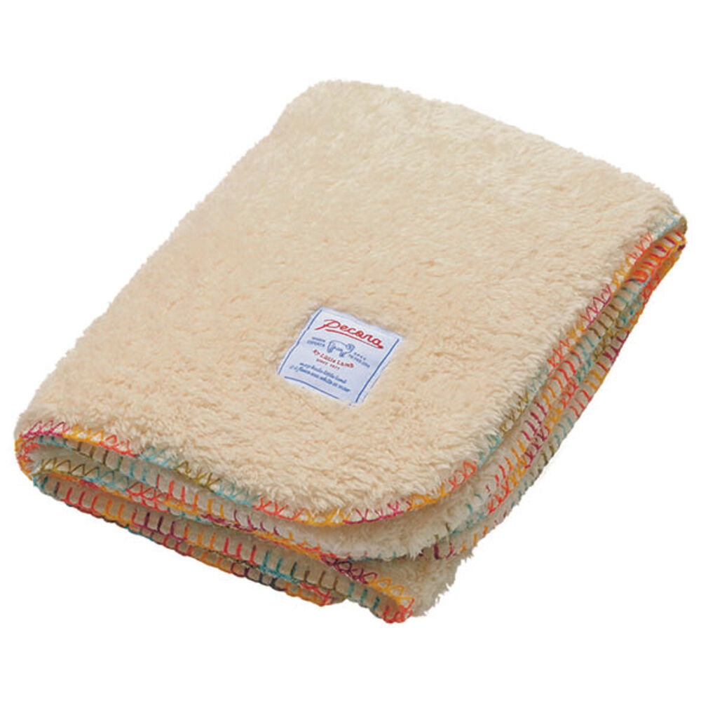 BACKYARD FAMILY「ペコラ ブランケット L 通販 ひざかけ ケット ひざ掛け 膝掛け 膝掛 毛布 暖かい 軽い 軽量」|ブランケット|ベージュ1