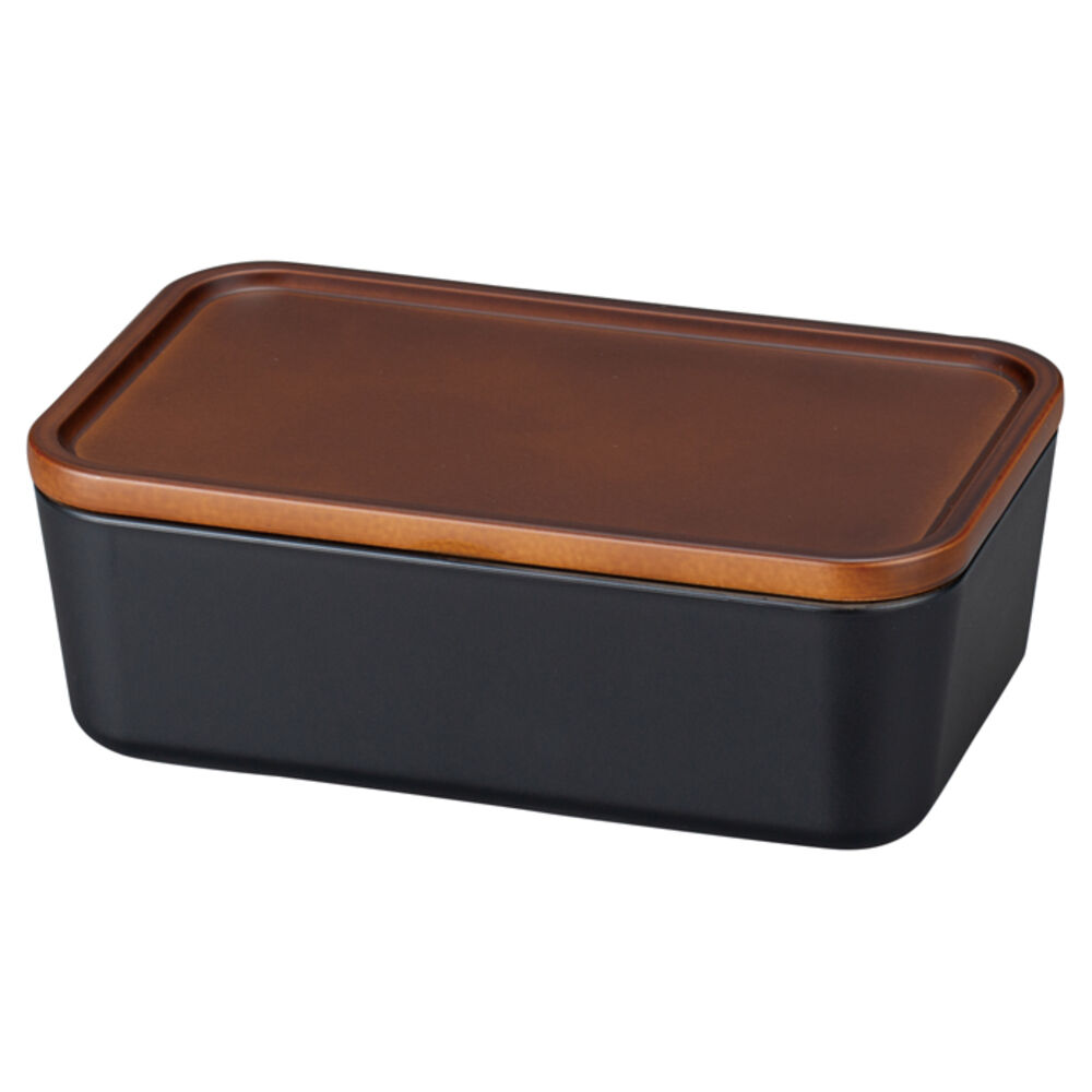 BACKYARD FAMILY「お弁当箱 1段 600ml 通販 弁当箱 一段 ランチボックス タッパー おしゃれ かわいい」|食器・キッチングッズ|ブラック1