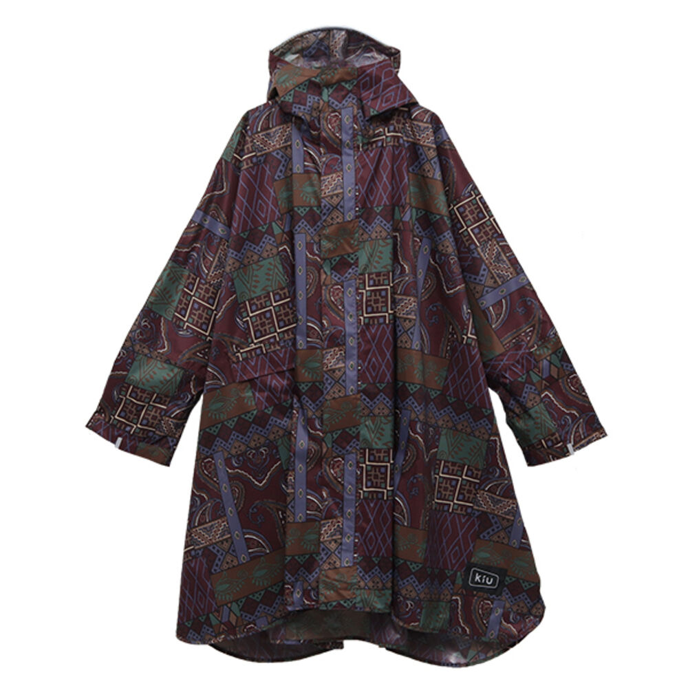 KiU「kiu キウ レインコート ポンチョ 通販 ポンチョスリーブ レインポンチョ 雨具 雨合羽 かっぱ」|レインコート|パープル1