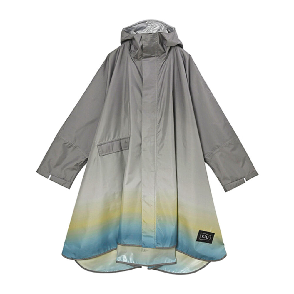 KiU「kiu キウ レインコート ポンチョ 通販 ポンチョスリーブ レインポンチョ 雨具 雨合羽 かっぱ」|レインコート|ベージュ1