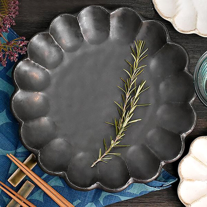 BACKYARD FAMILY「美濃焼 皿 通販 日本製 お皿 プレート 美濃 焼 26.5cm 大皿 丸皿 サービングプレート」|食器・キッチングッズ|