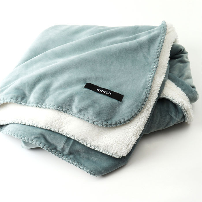 BACKYARD FAMILY「ブランケット ひざ掛け 通販 80&times;140cm MARSH 膝掛け 現代百貨 A584 おしゃれ」|ブランケット|