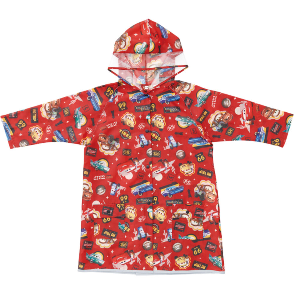 BACKYARD FAMILY「レインコート キッズ ランドセル 通販 レインウェア カッパ 子供 合羽 雨合羽 スケーター」|レインコート|レッド1