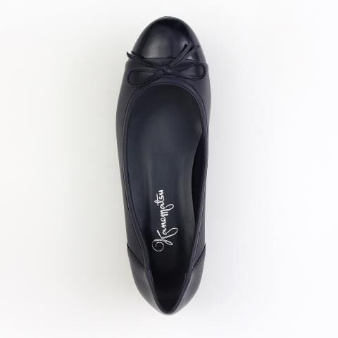 銀座かねまつ「SI240232SHPENADBL 【定番】【本革】バレエパンプス」|パンプス|