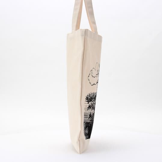 銀座かねまつ「S7MOOMIN-3OTHBLK 【ムーミンコラボ】エコトートバッグ」|トートバッグ|