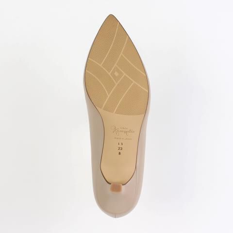 銀座かねまつ「LSBF2612SHPBEG【本革】【Bウィズ】アクアベルスレンダーパンプス」|パンプス|