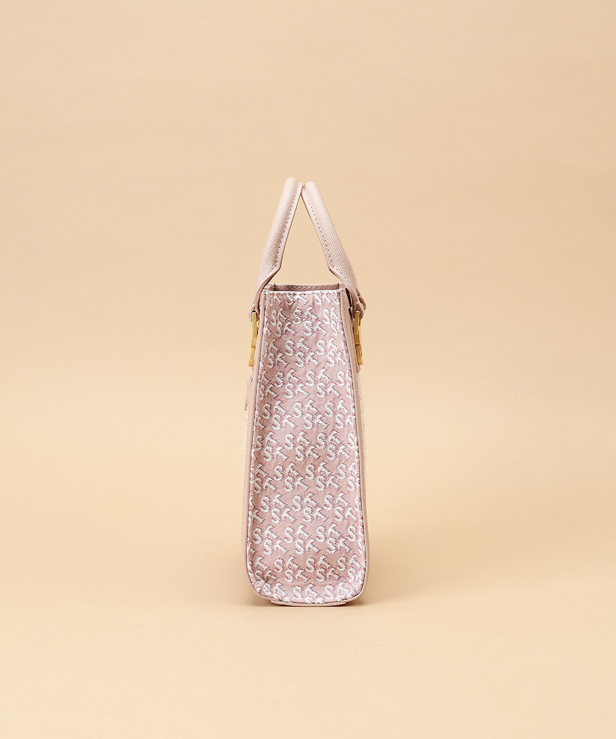 Samantha Thavasa「ST Jacquard シルエット 縦型スクエアトートバッグ」|トートバッグ|